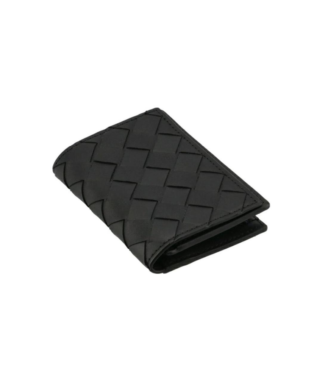 BOTTEGA VENETA Черный кожаный кардхолдер, фото 2