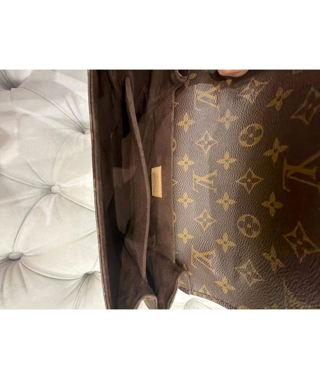 LOUIS VUITTON Коричневая сумка через плечо, фото 5