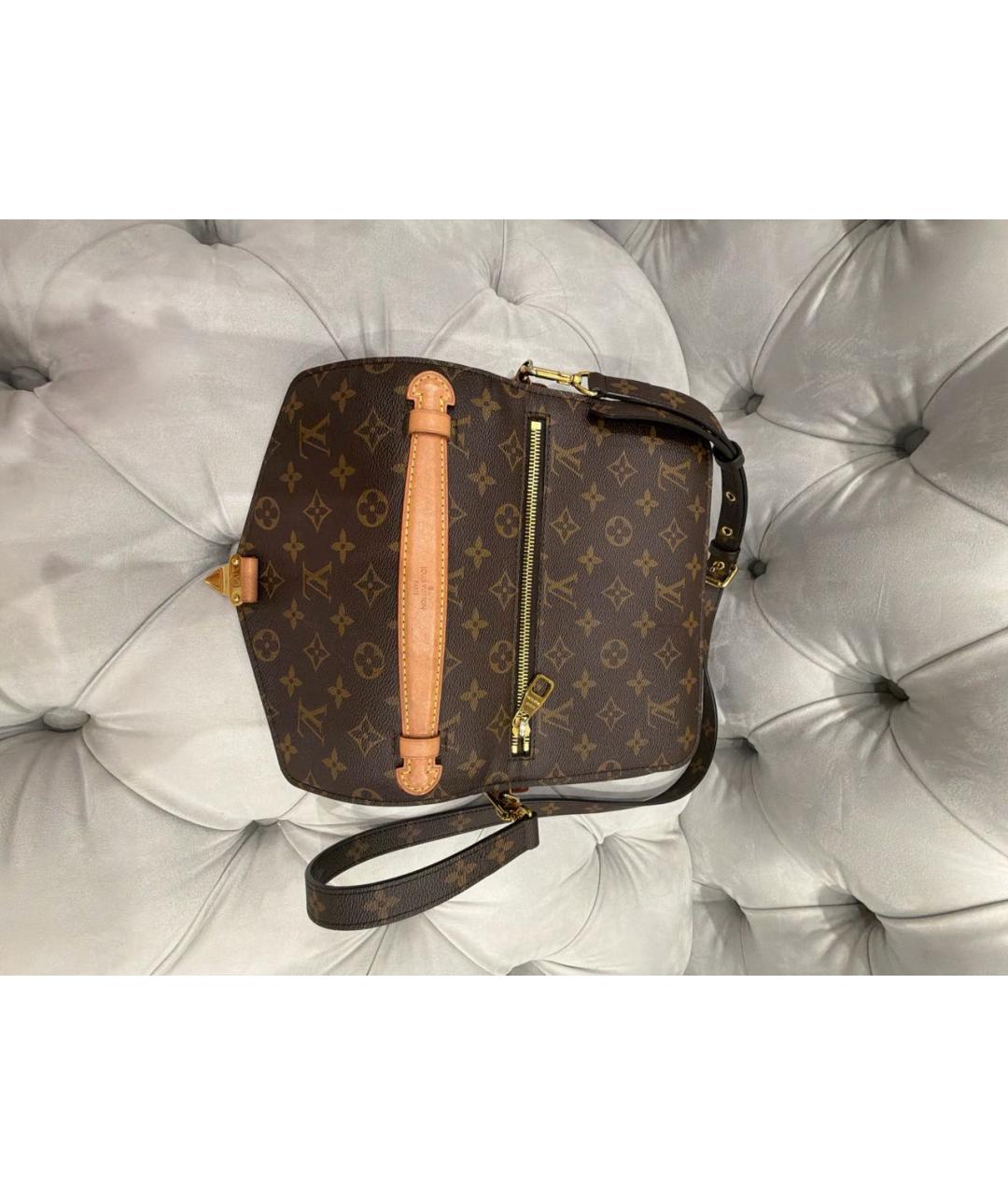LOUIS VUITTON Коричневая сумка через плечо, фото 4