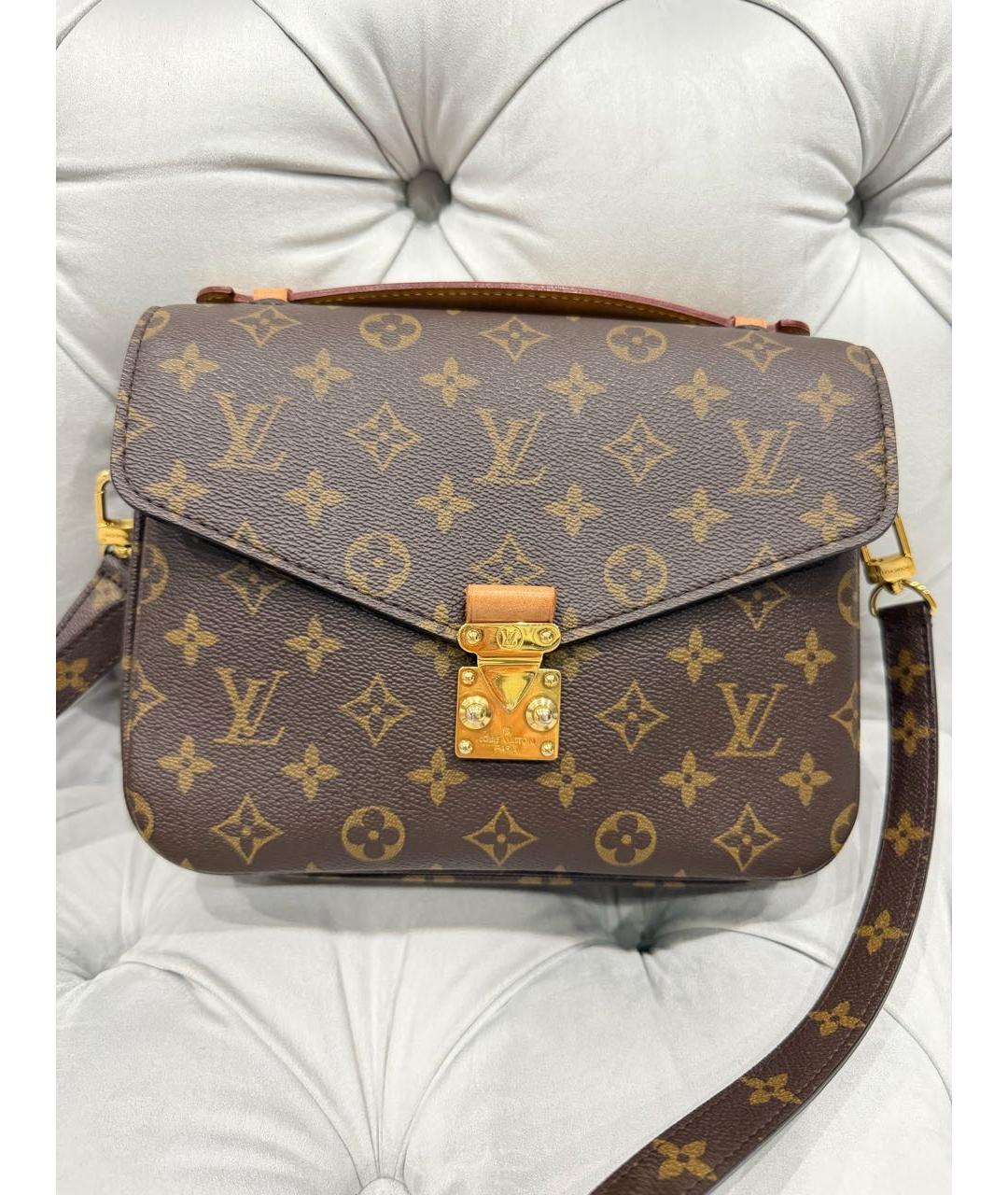 LOUIS VUITTON Коричневая сумка через плечо, фото 9
