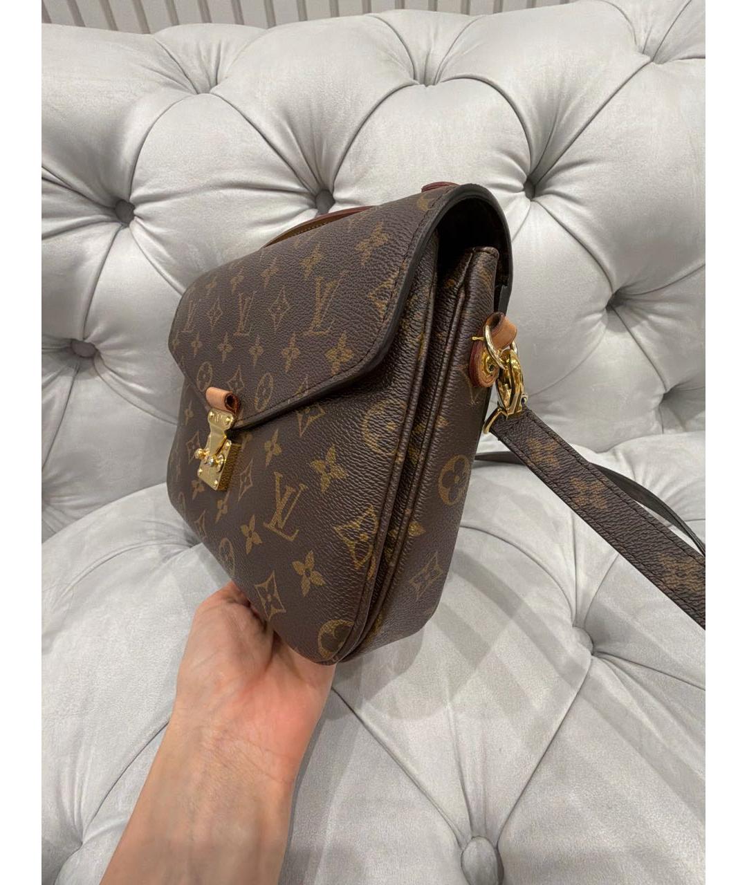 LOUIS VUITTON Коричневая сумка через плечо, фото 2