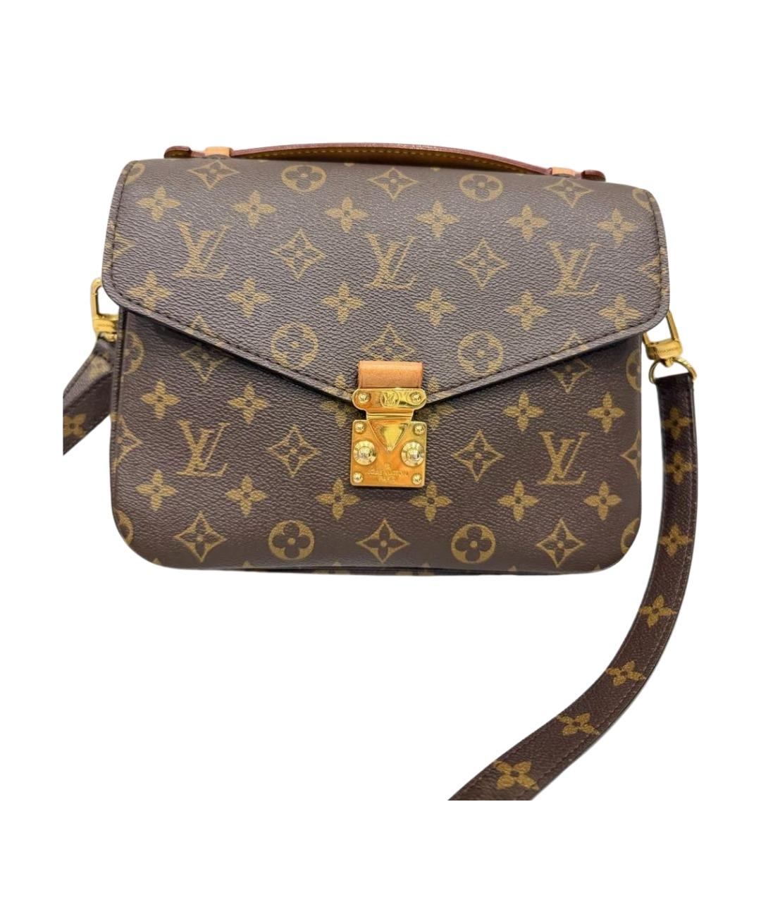 LOUIS VUITTON Коричневая сумка через плечо, фото 1