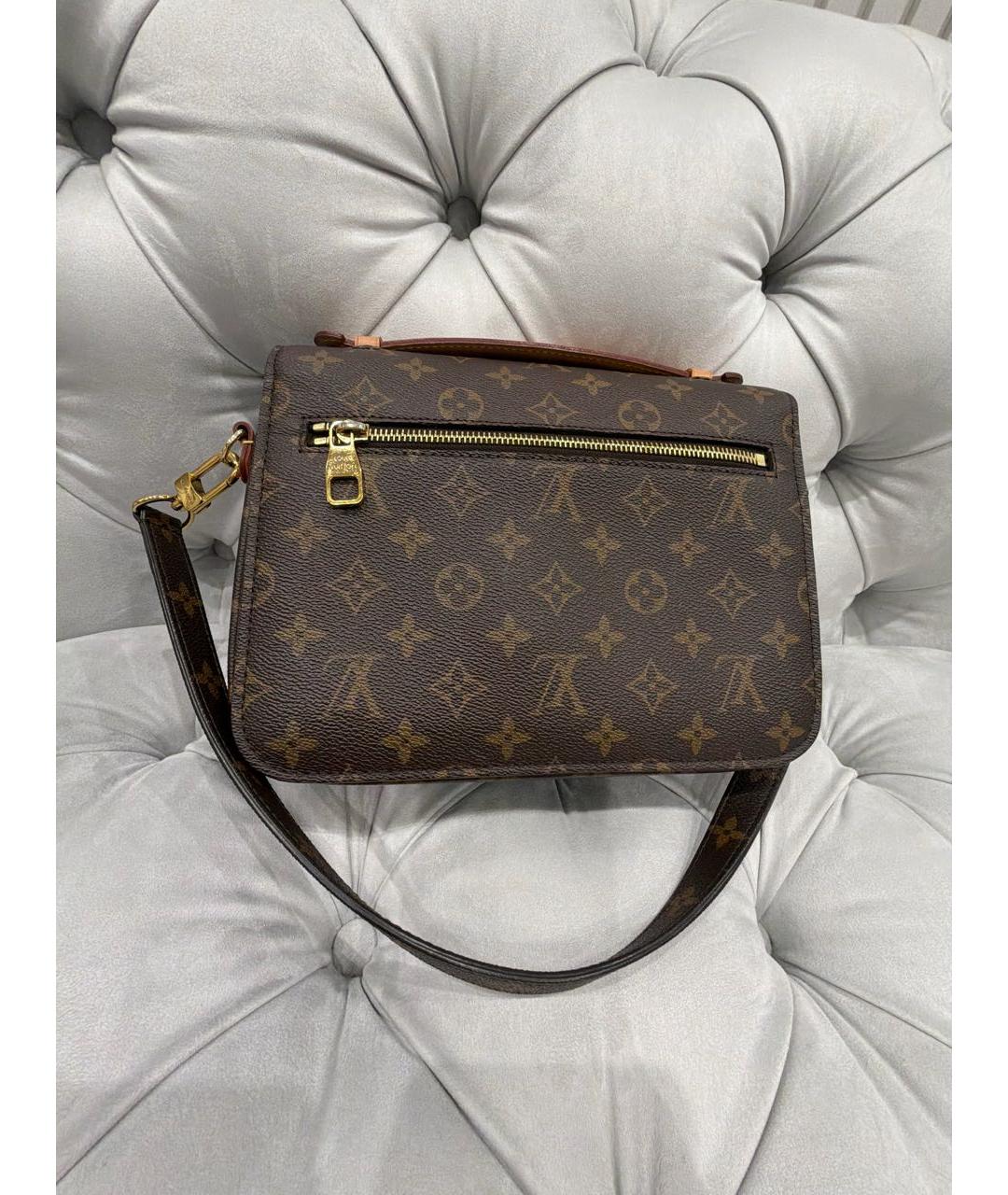 LOUIS VUITTON Коричневая сумка через плечо, фото 3