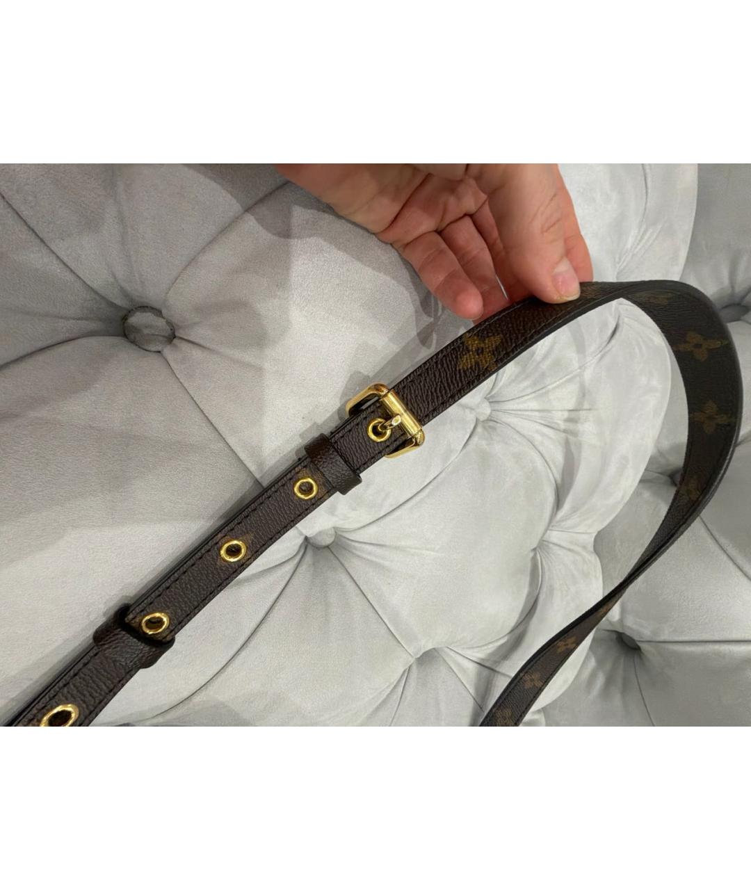 LOUIS VUITTON Коричневая сумка через плечо, фото 7