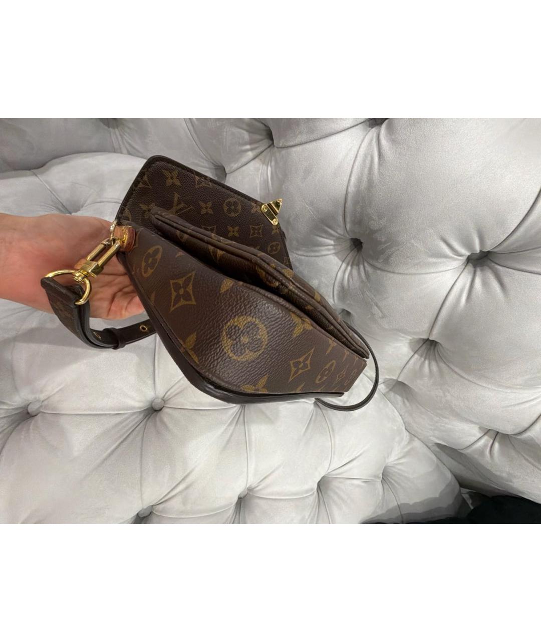 LOUIS VUITTON Коричневая сумка через плечо, фото 6