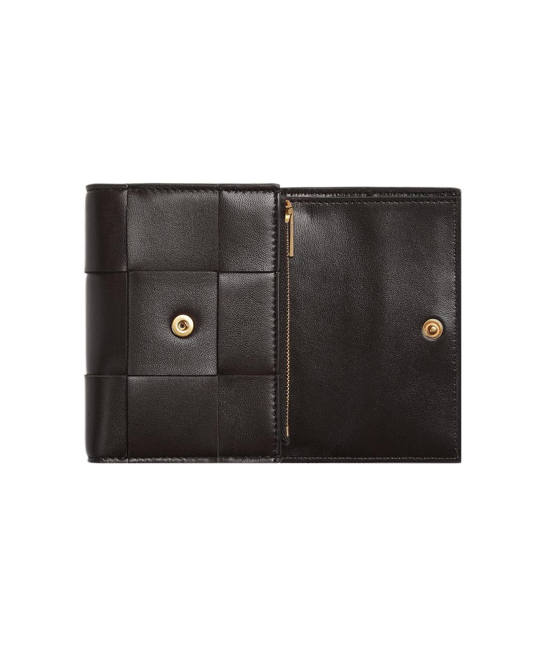 BOTTEGA VENETA Коричневый кожаный кошелек, фото 4