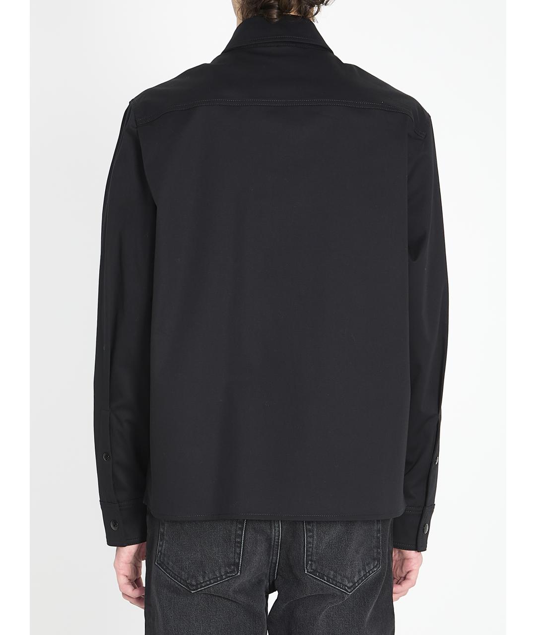 MONCLER Черная хлопковая куртка, фото 5