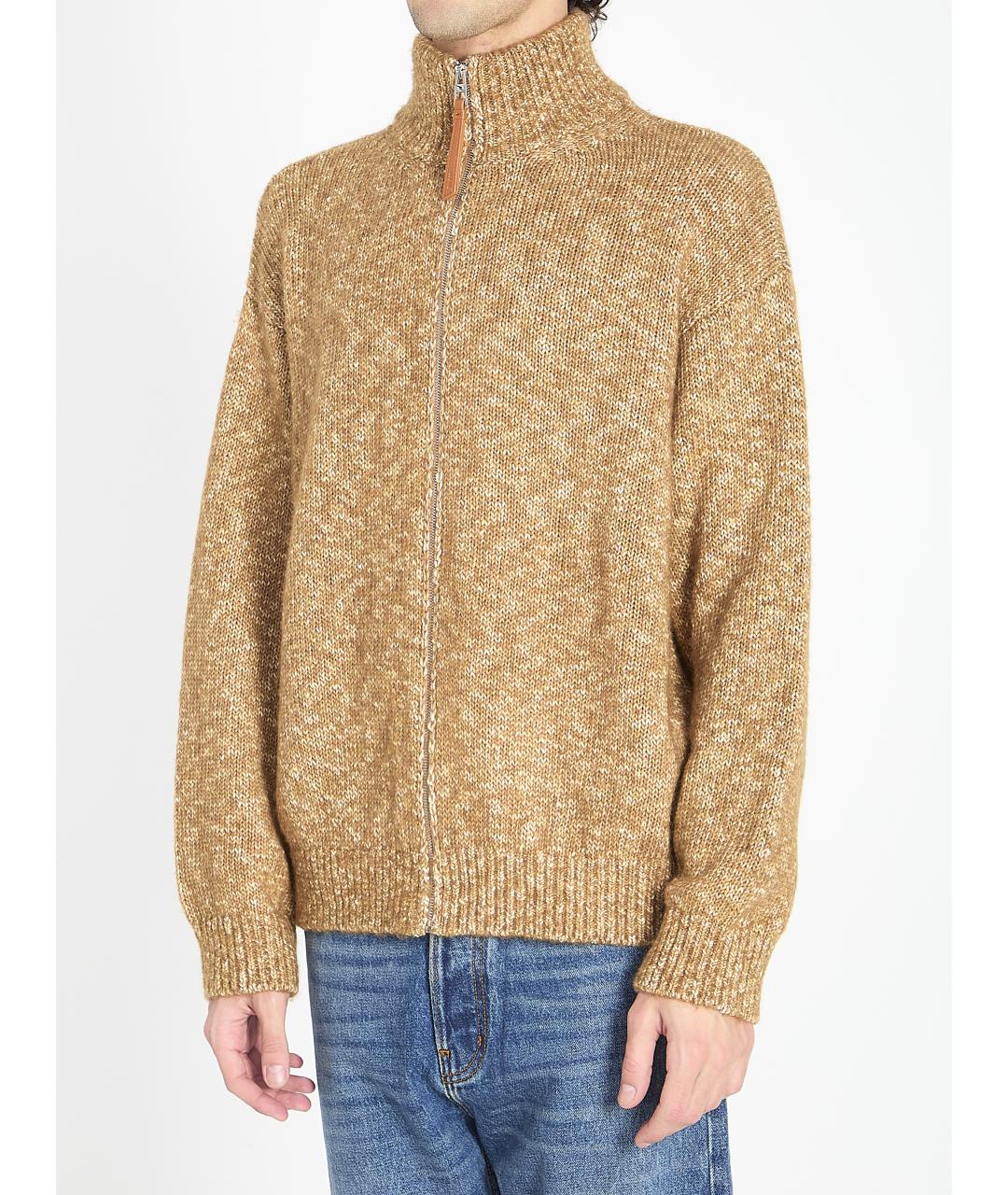 LOEWE Бежевый хлопковый кардиган, фото 2