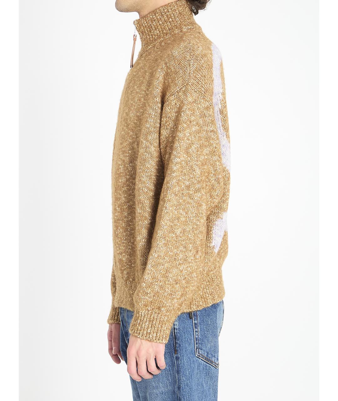 LOEWE Бежевый хлопковый кардиган, фото 3