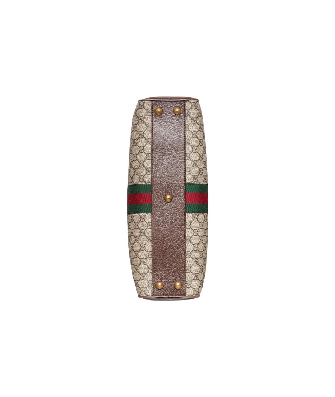 GUCCI Коричневая сумка на плечо, фото 7