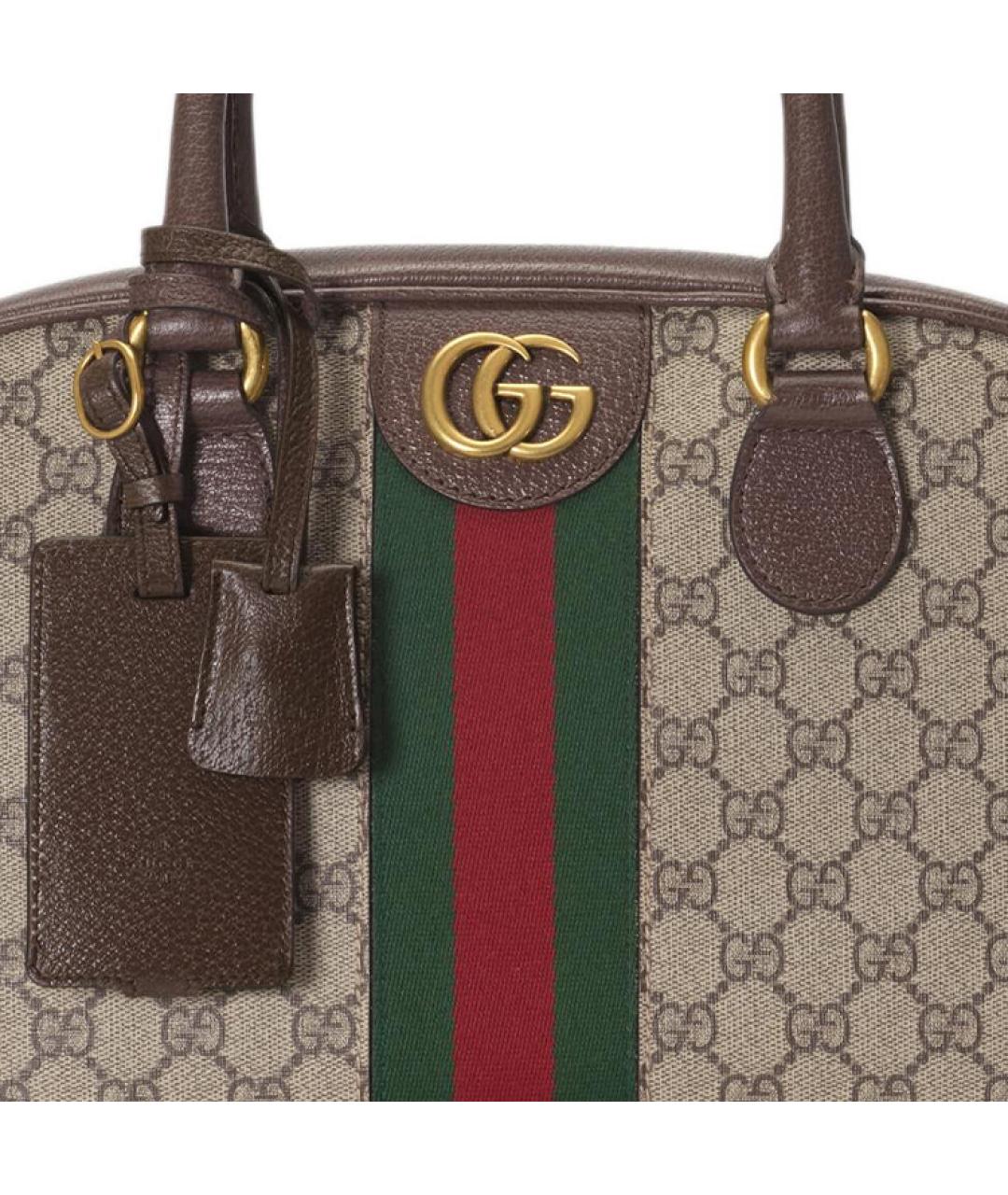 GUCCI Коричневая сумка на плечо, фото 8