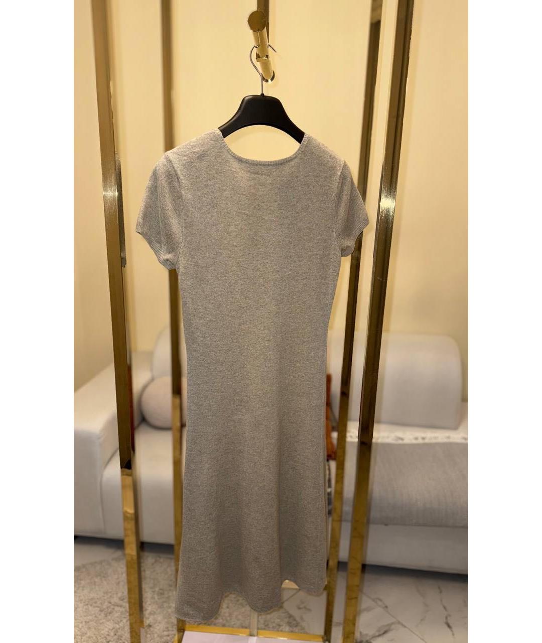 RALPH LAUREN Серое кашемировое платье, фото 2