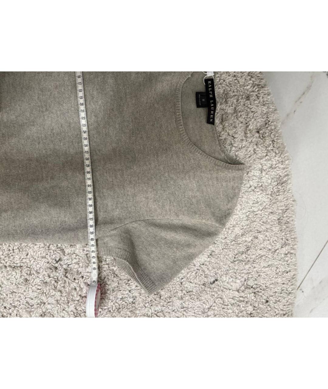 RALPH LAUREN Серое кашемировое платье, фото 7