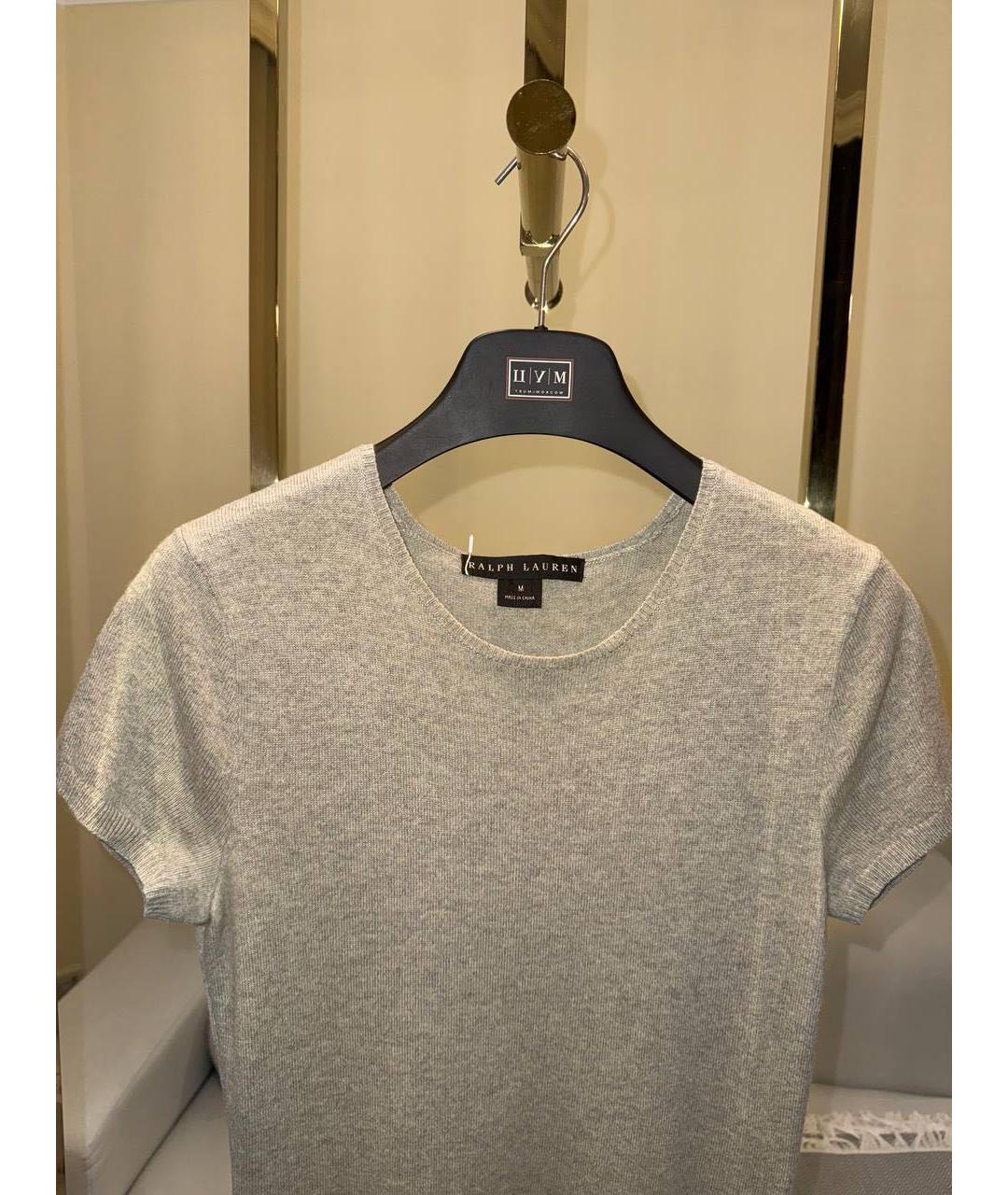 RALPH LAUREN Серое кашемировое платье, фото 3