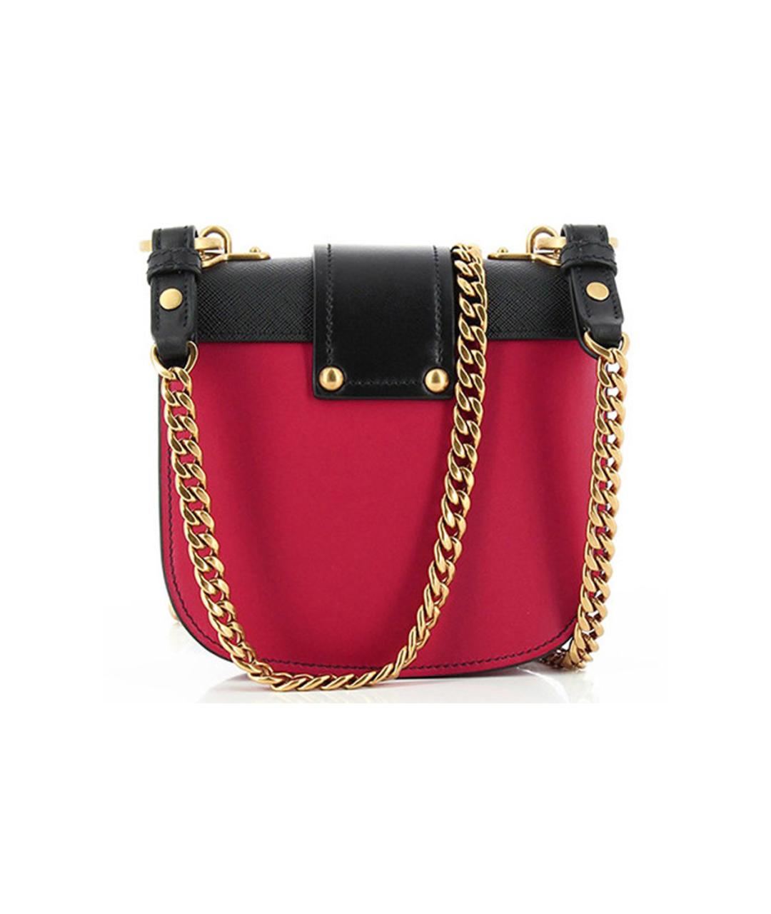 PRADA Красная кожаная сумка через плечо, фото 3