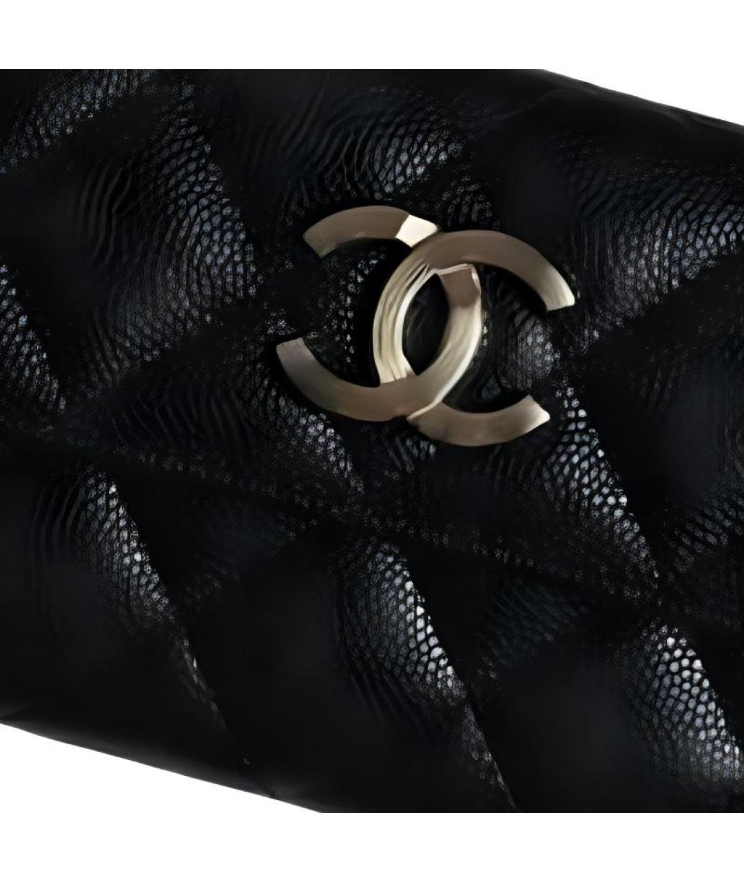 CHANEL Черный кожаный кардхолдер, фото 2