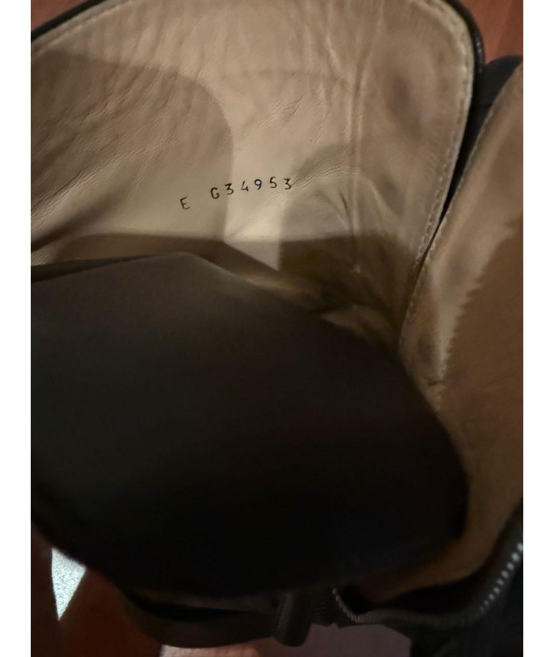 CHANEL Черные кожаные ботинки, фото 6