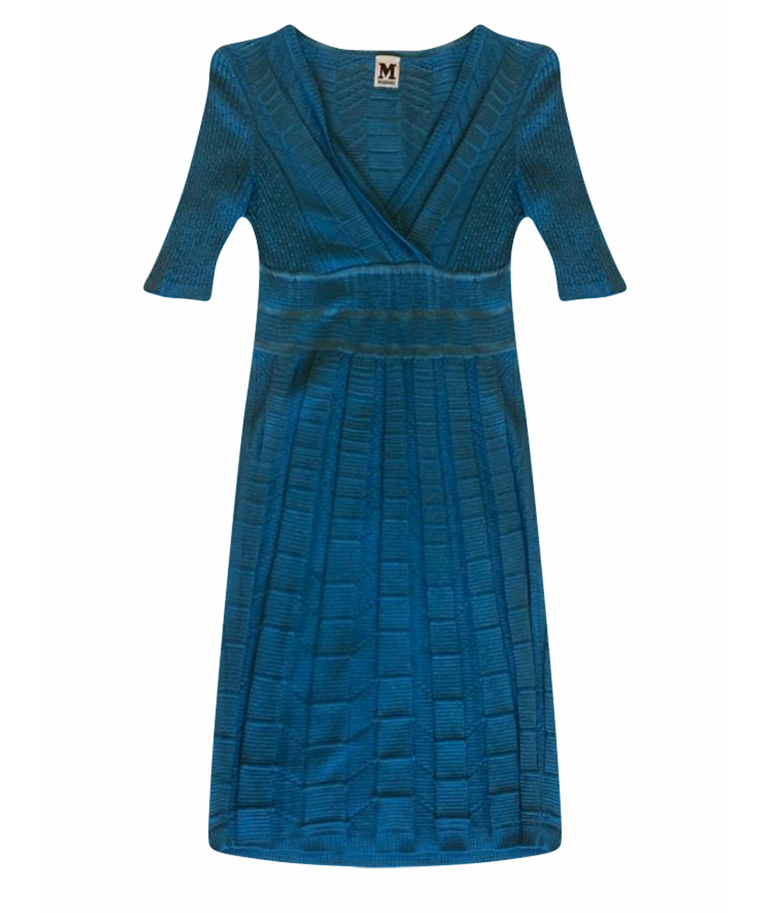 M MISSONI Голубое повседневное платье, фото 1