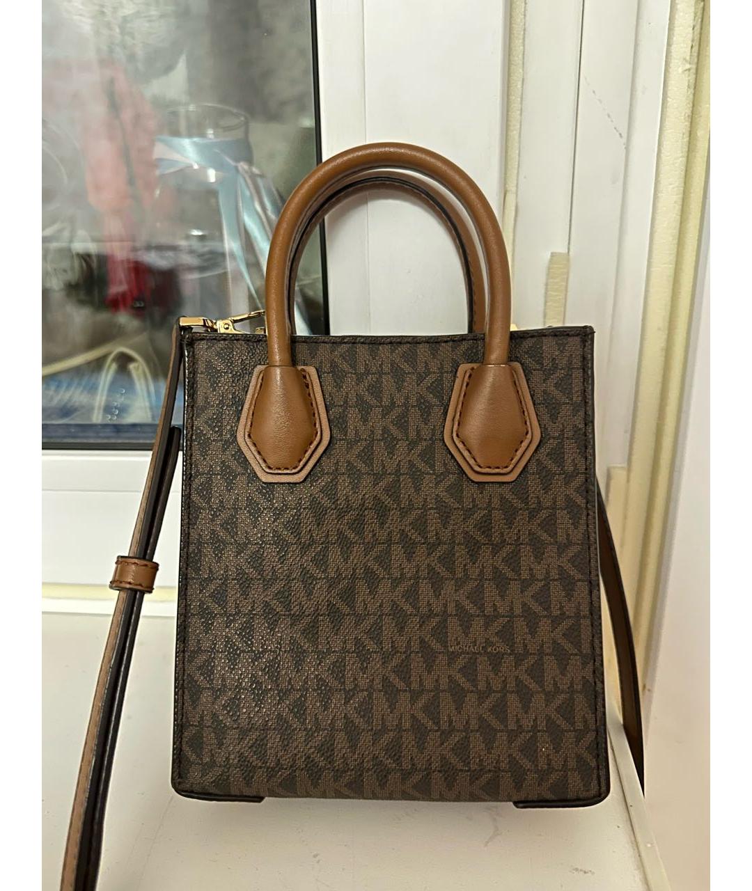 MICHAEL KORS Коричневая сумка с короткими ручками, фото 2