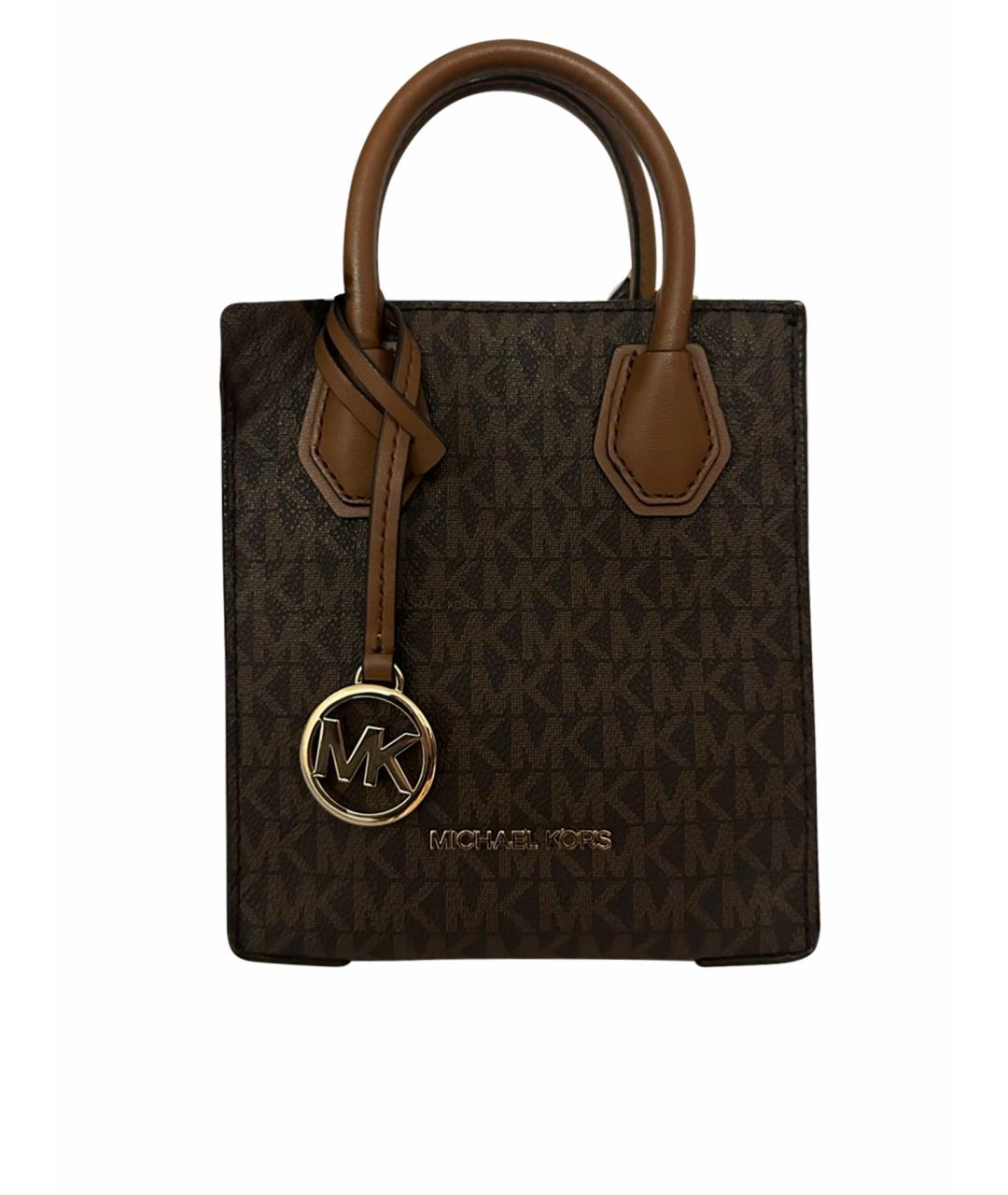 MICHAEL KORS Коричневая сумка с короткими ручками, фото 1