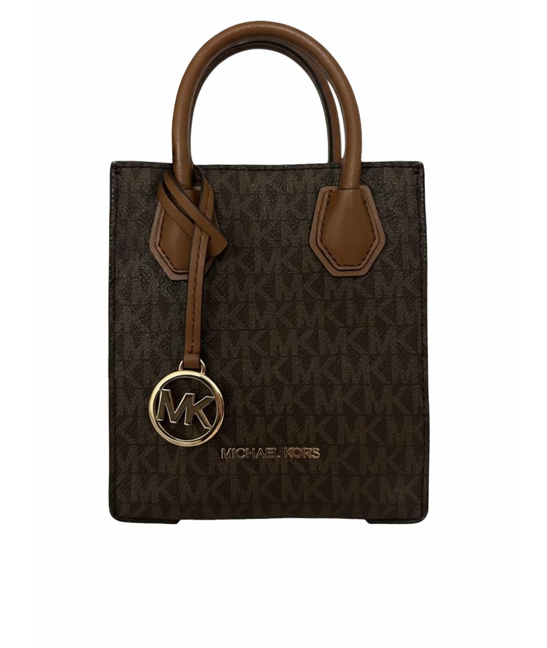 MICHAEL KORS Коричневая сумка с короткими ручками, фото 5