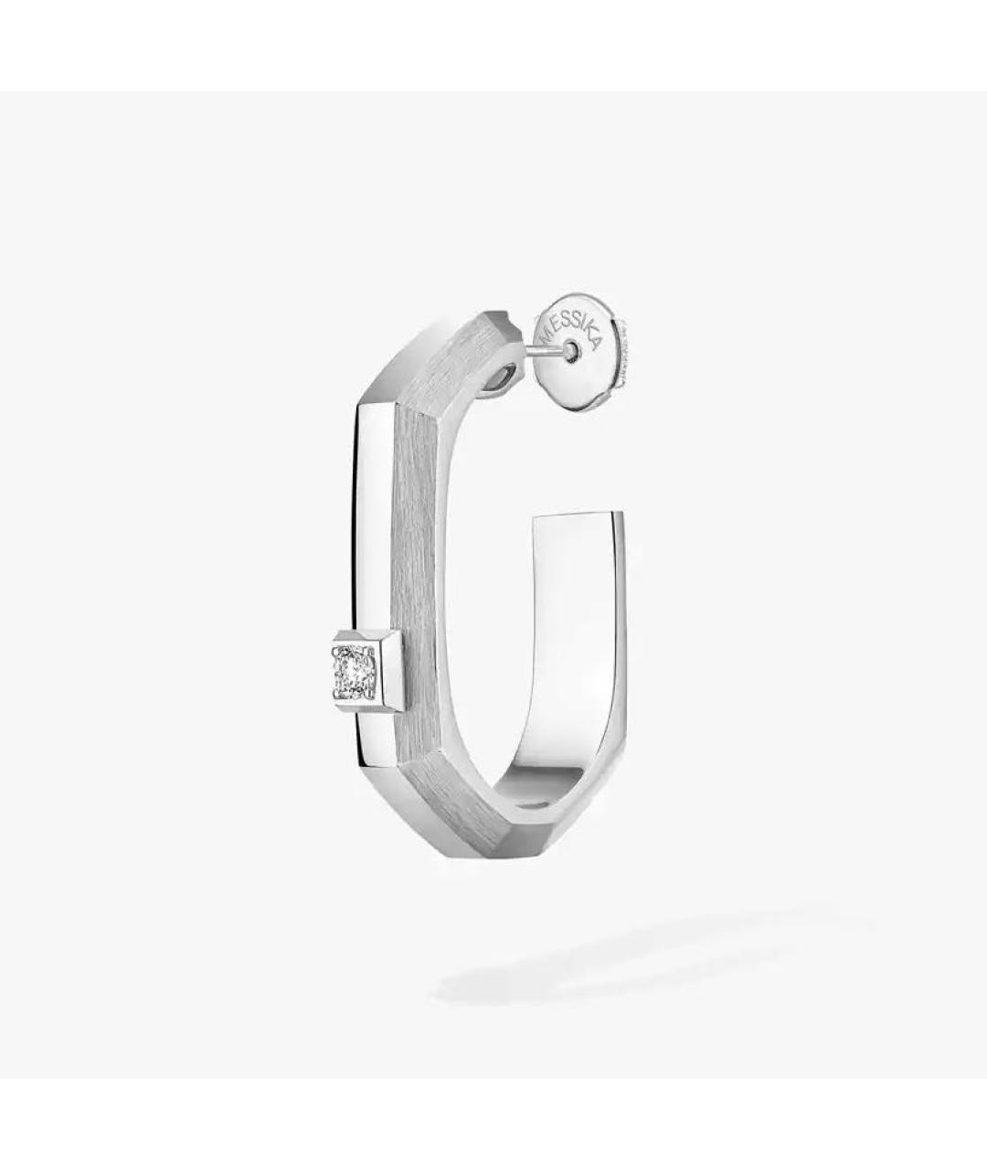 MESSIKA Серебряные серьги из белого золота, фото 6