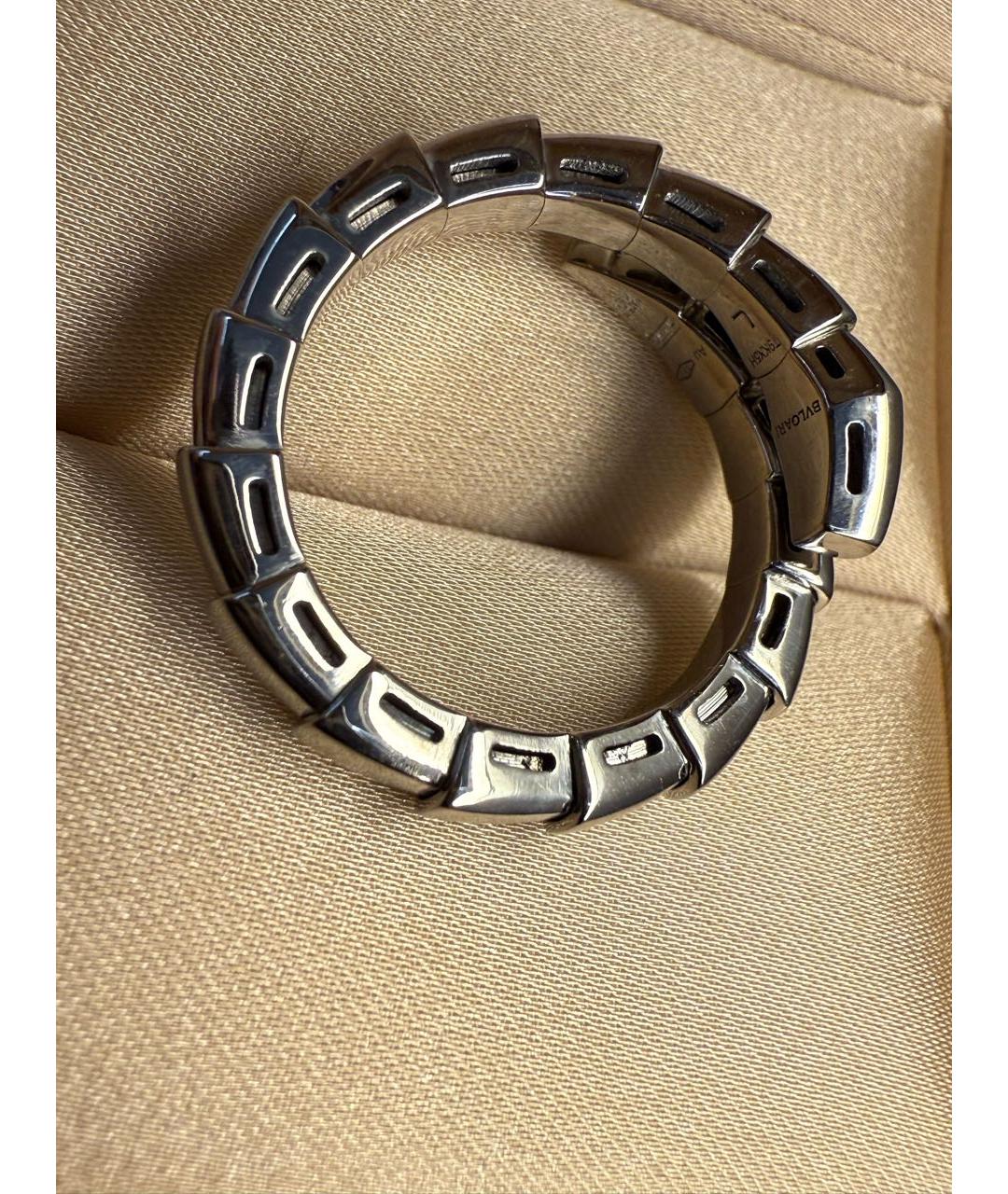 BVLGARI Серебряное кольцо из белого золота, фото 5