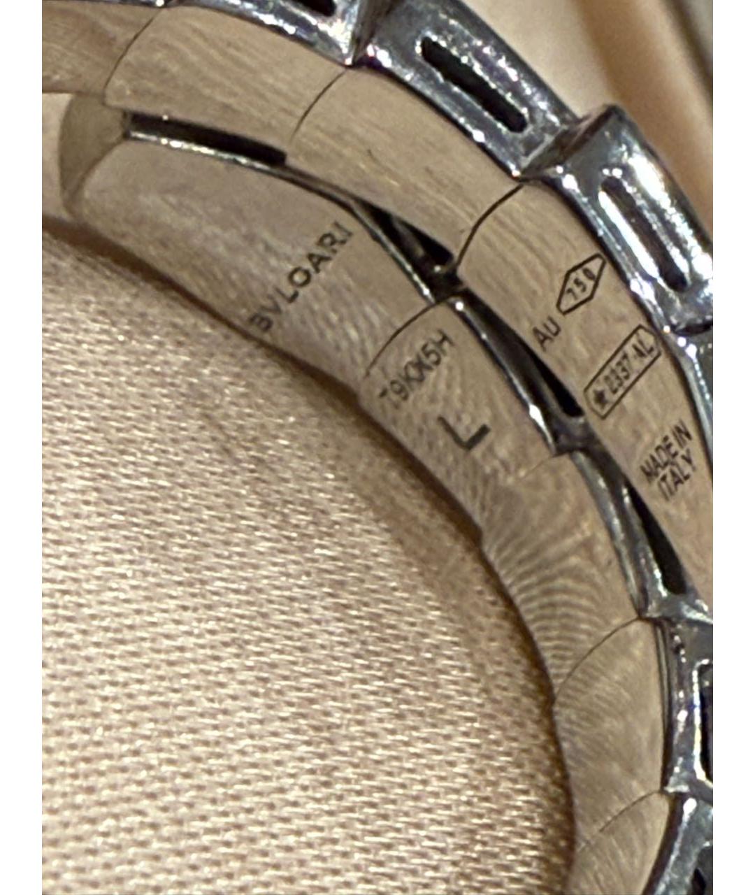 BVLGARI Серебряное кольцо из белого золота, фото 4