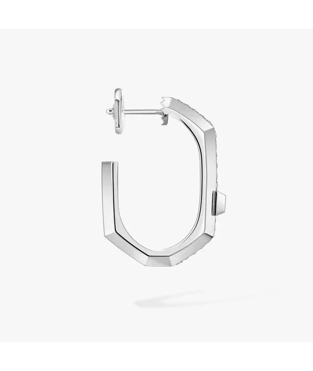 MESSIKA Серебряные серьги из белого золота, фото 5