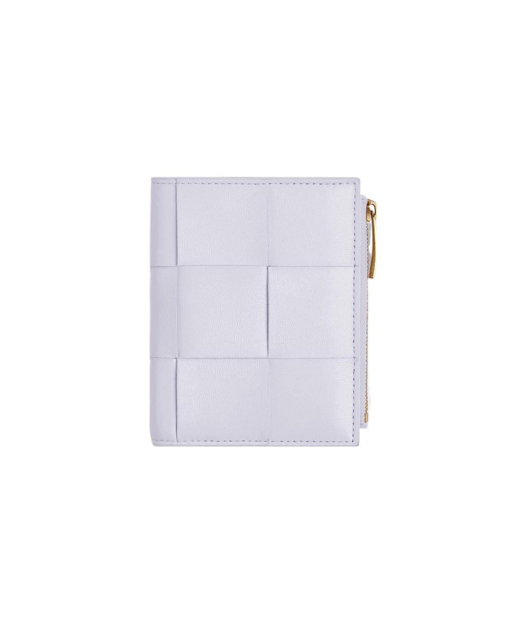 BOTTEGA VENETA Фиолетовый кожаный кошелек, фото 1