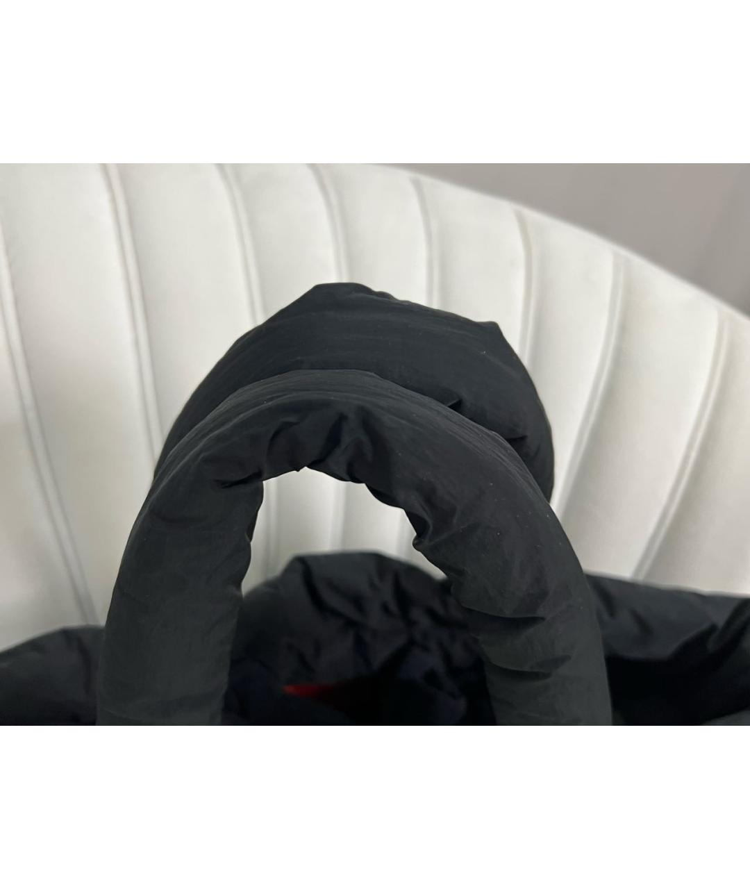 CHANEL Черная хлопковая сумка тоут, фото 7