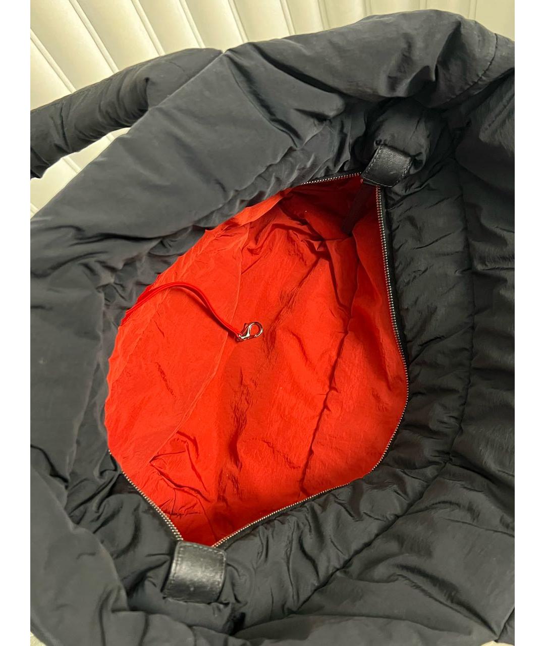 CHANEL Черная хлопковая сумка тоут, фото 4