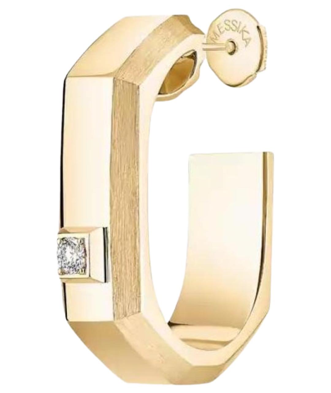 MESSIKA Золотые серьги из желтого золота, фото 1