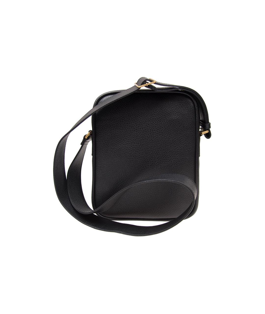 GUCCI Черная кожаная сумка на плечо, фото 3