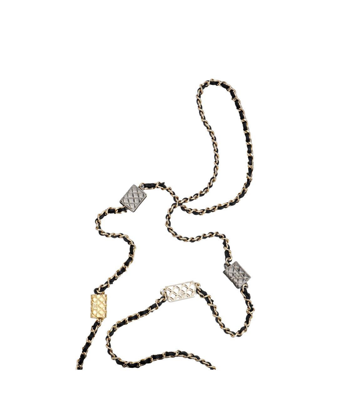 CHANEL Черный кожаный кошелек, фото 6