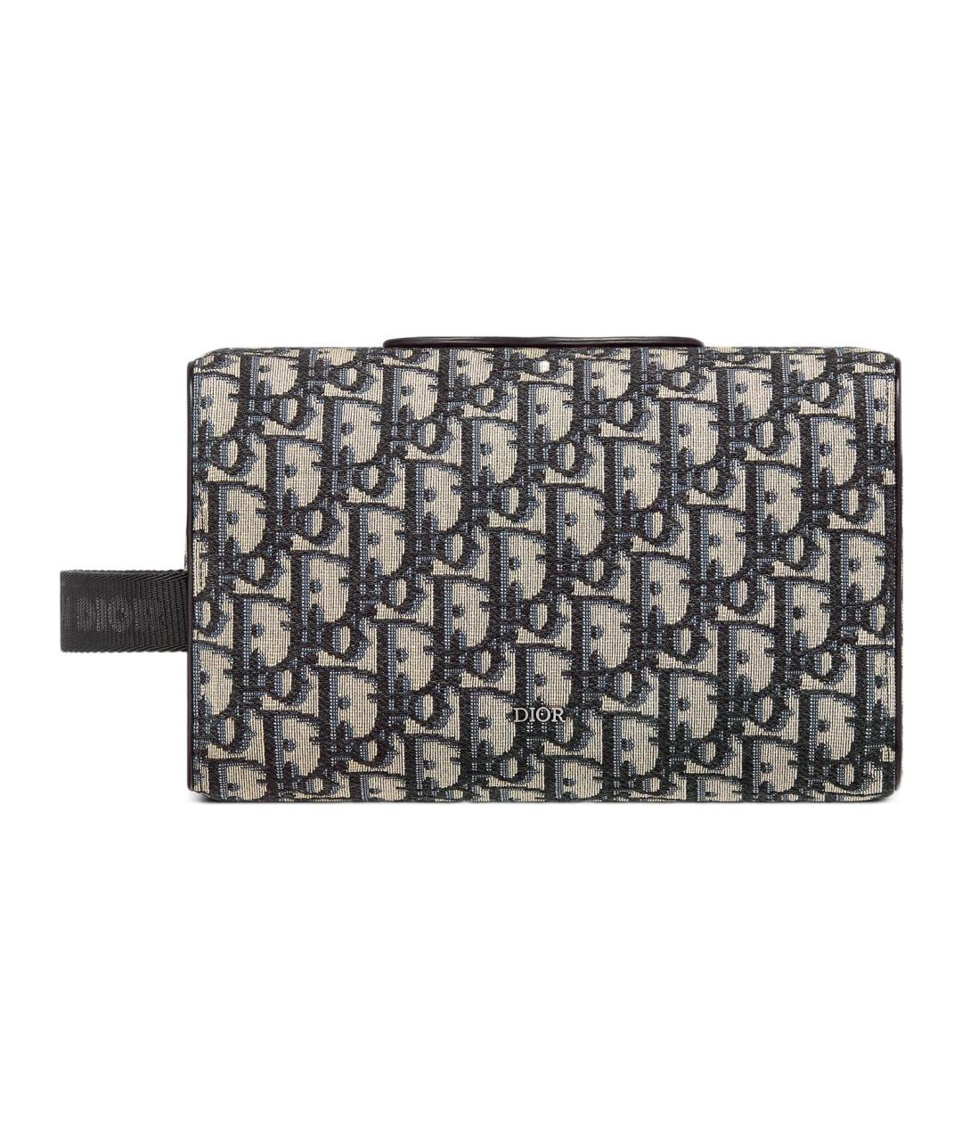 CHRISTIAN DIOR Темно-синяя барсетка, фото 1