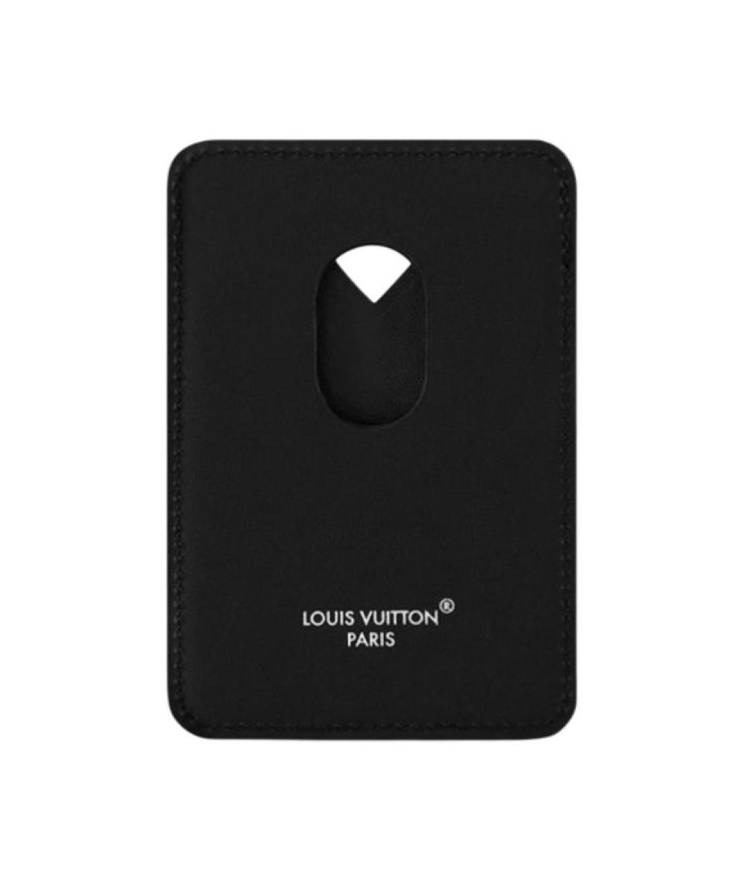 LOUIS VUITTON Коричневый кожаный кардхолдер, фото 3
