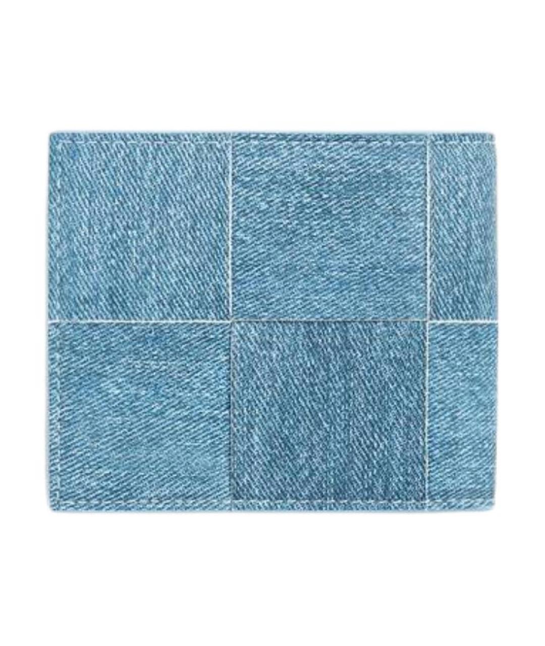 BOTTEGA VENETA Синий кошелек, фото 2