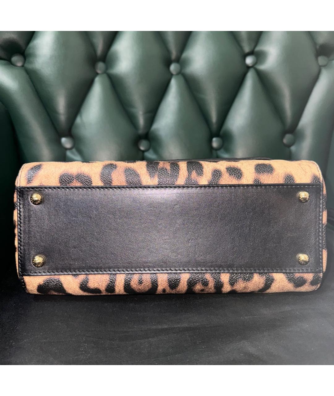 DOLCE&GABBANA Мульти кожаная сумка с короткими ручками, фото 6