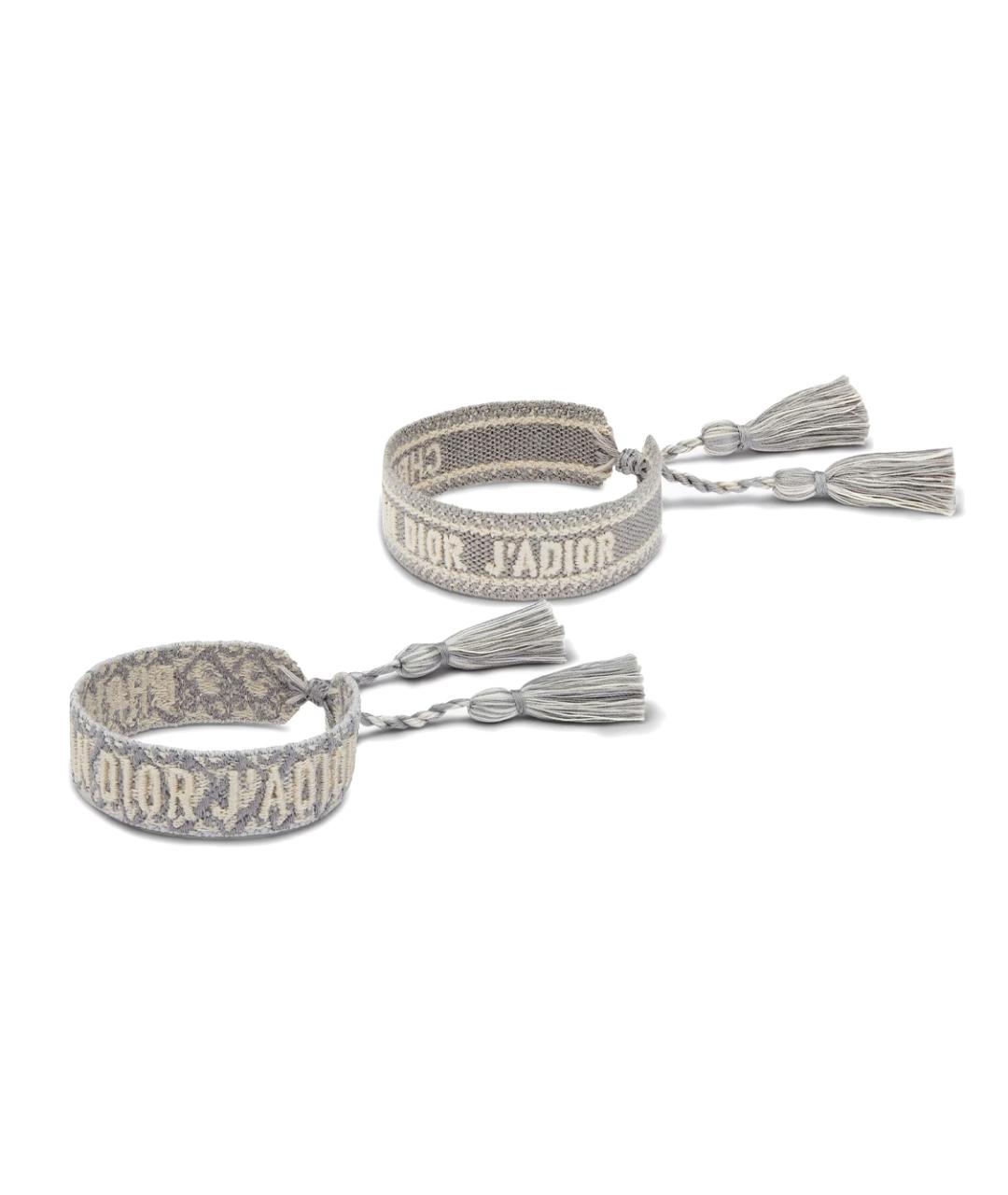 CHRISTIAN DIOR Серый браслет, фото 2