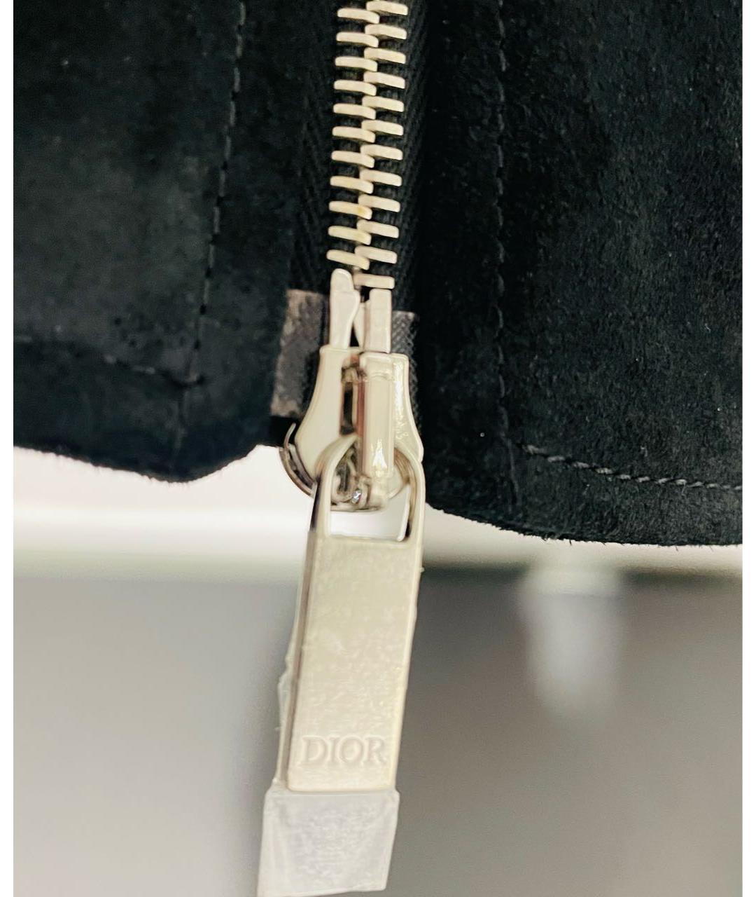 CHRISTIAN DIOR Черная замшевая куртка, фото 7