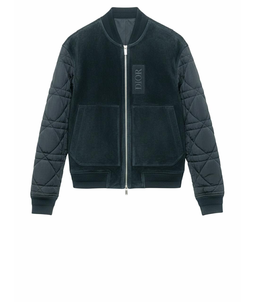 CHRISTIAN DIOR Черная замшевая куртка, фото 1