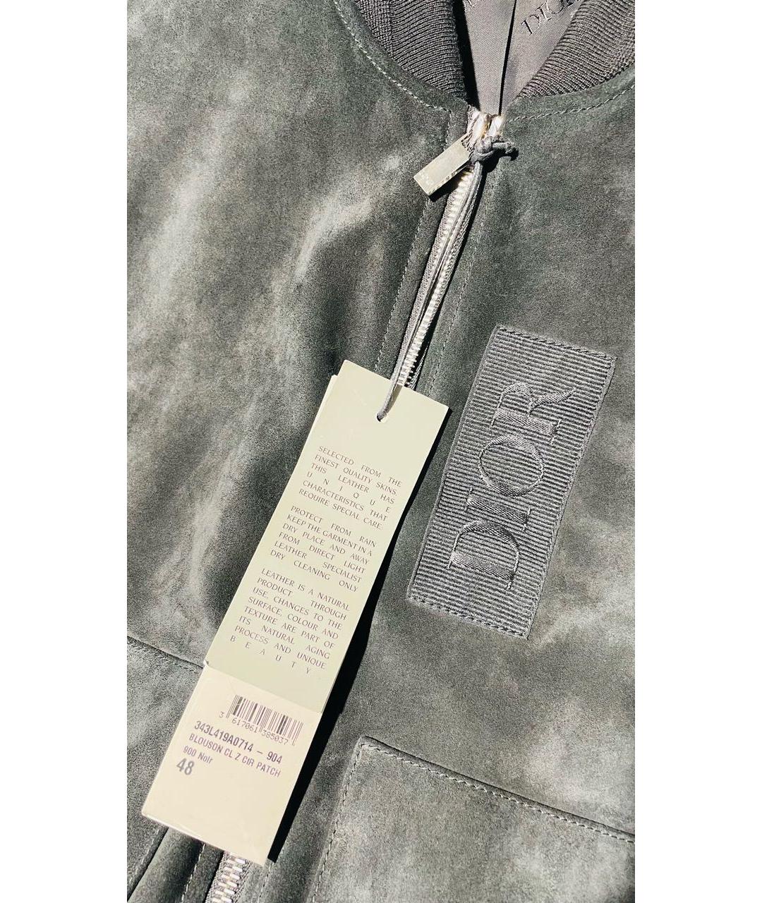 CHRISTIAN DIOR Черная замшевая куртка, фото 5