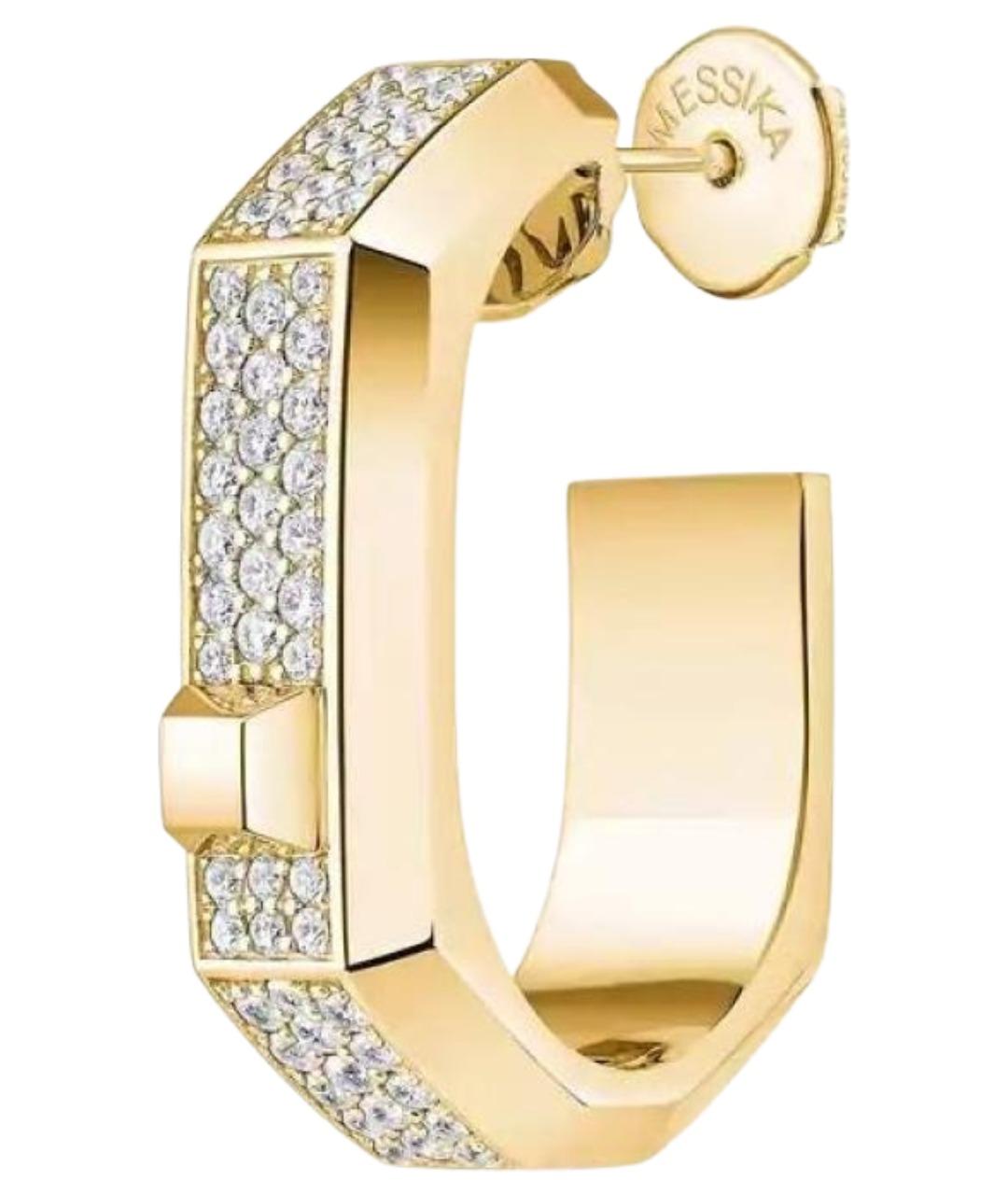 MESSIKA Золотые серьги из желтого золота, фото 1