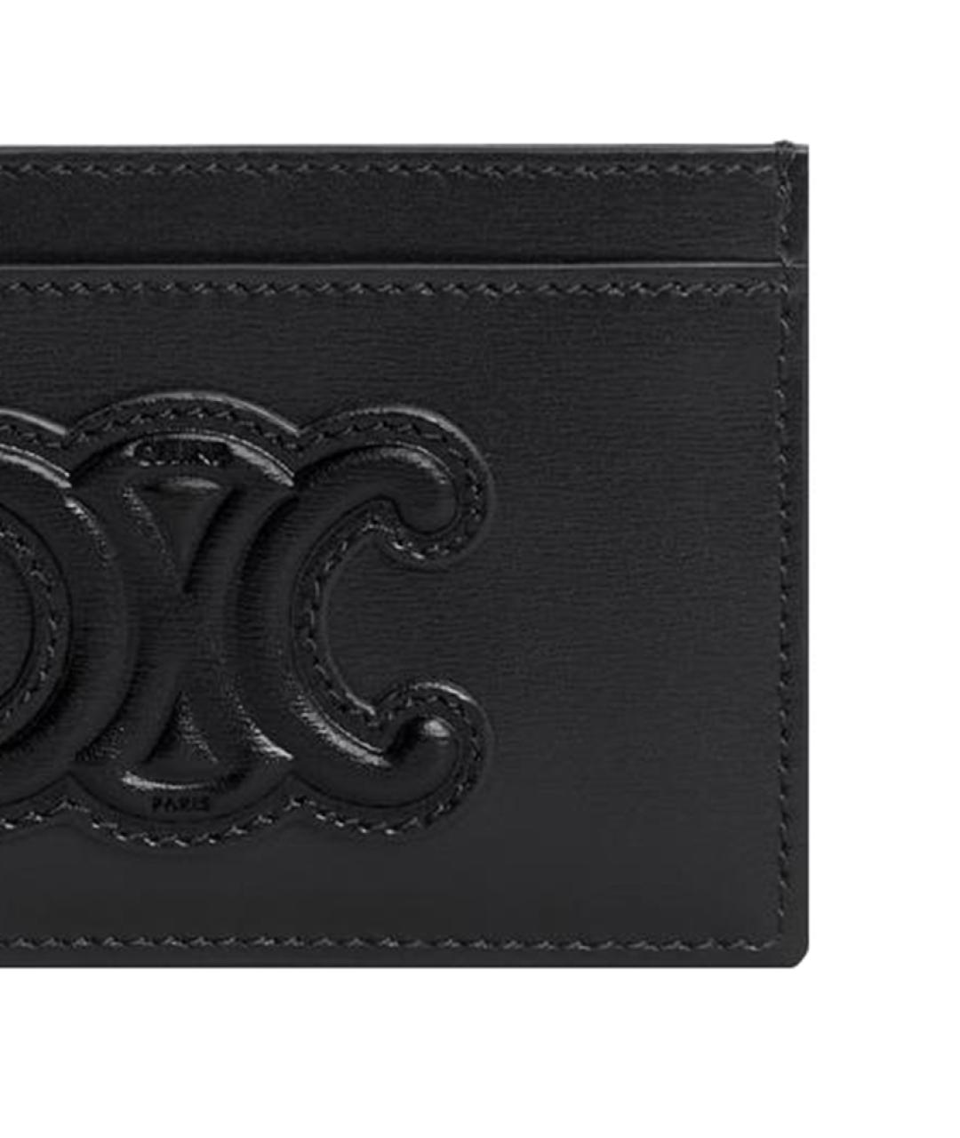 CELINE Черный кожаный кардхолдер, фото 5