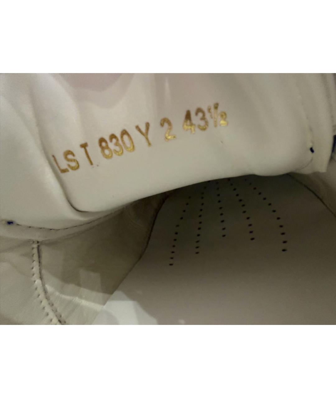 VALENTINO Белые кожаные низкие кроссовки / кеды, фото 6