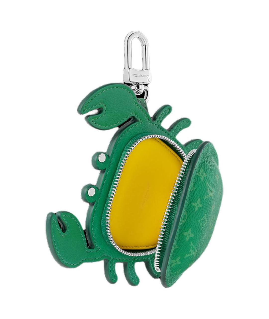 LOUIS VUITTON Зеленый кошелек, фото 3