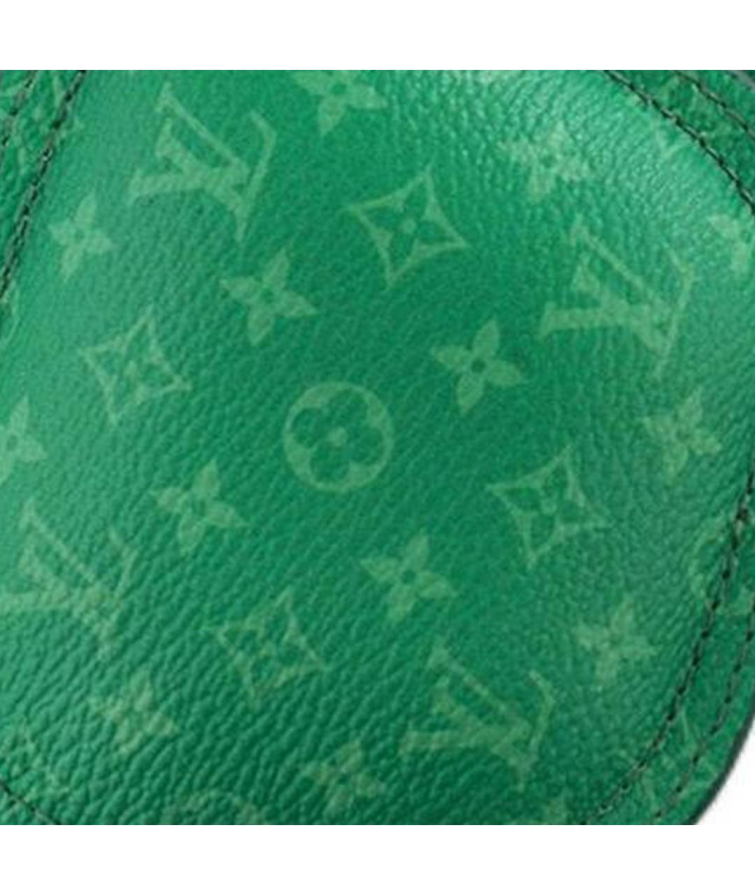 LOUIS VUITTON Зеленый кошелек, фото 4