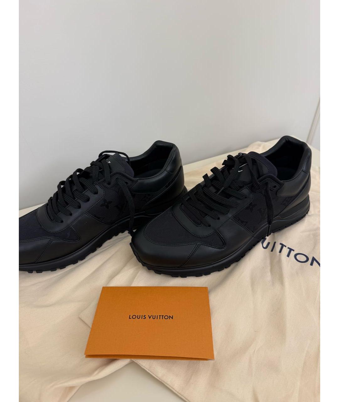 LOUIS VUITTON Черные низкие кроссовки / кеды, фото 3