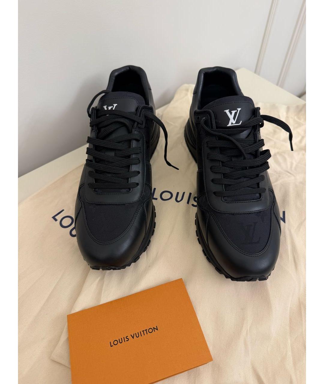 LOUIS VUITTON Черные низкие кроссовки / кеды, фото 2